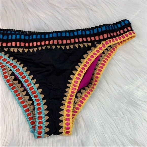 NWOT Bar III Be Weave It Bikini Bottom Small - Picture 3 of 10